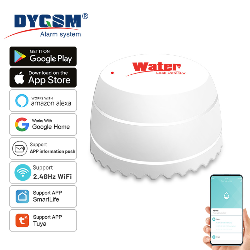 Wifi Water Sensor - Tuya WiFi كاشف تسرب المياه مستشعر