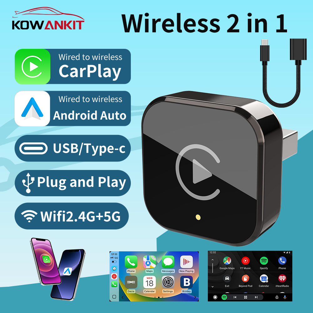 Wifi Smart Plug - محول Carplay اللاسلكي Android Auto 2