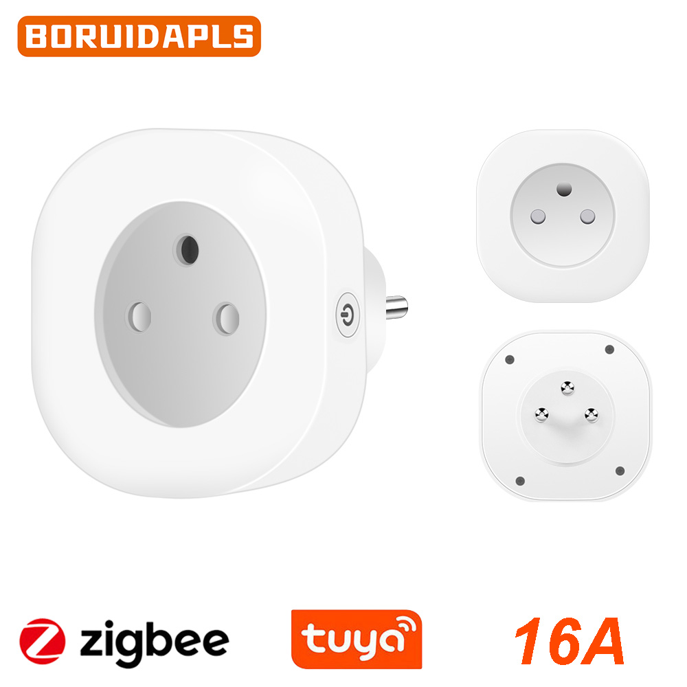 Smart Home Energy Monitor - مقبس ذكي BORUIDAPLS Tuya Zigbee للاتحاد