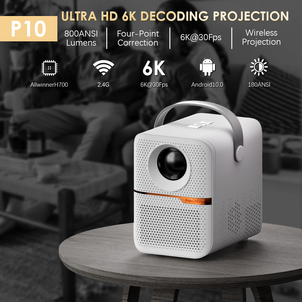 Smart Home X10 - جهاز عرض ذكي صغير P10 بقوة