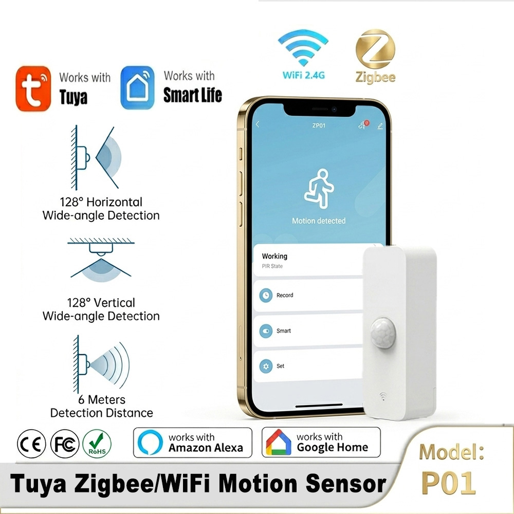Smart Home Villa - مستشعر حركة ذكي بتقنية PIR وWiFi