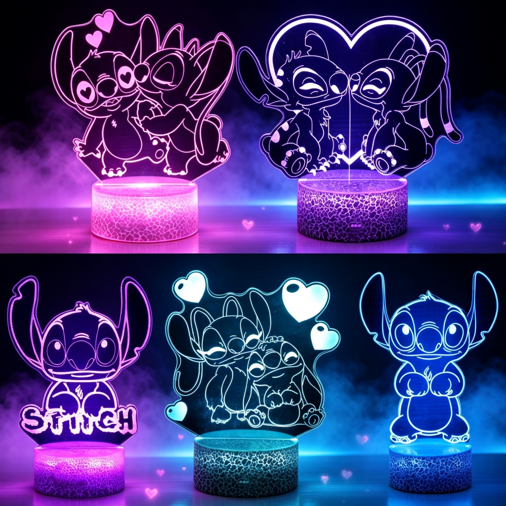 Smart Night Light - مصباح ليلي ثلاثي الأبعاد بتقنية LED