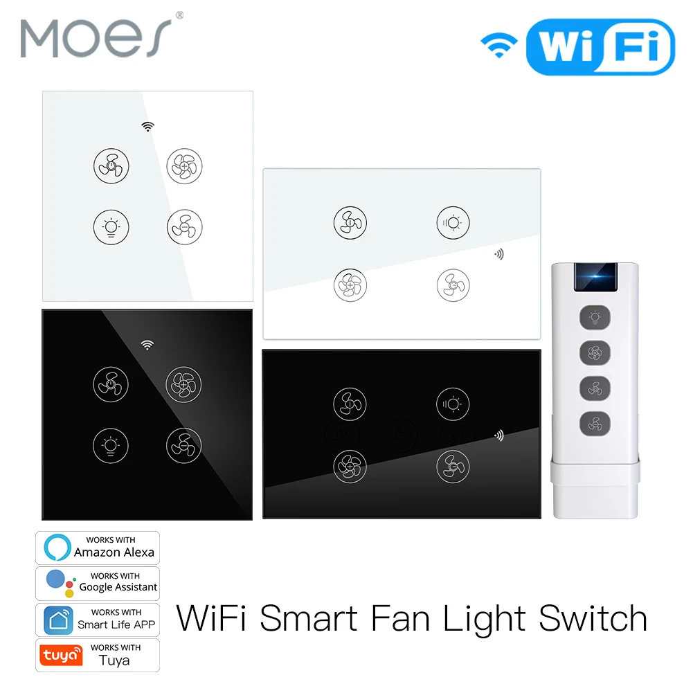 جديد واي فاي RF الذكية ضوء مرو - مراجعة Smart Home Ventilation وسعره