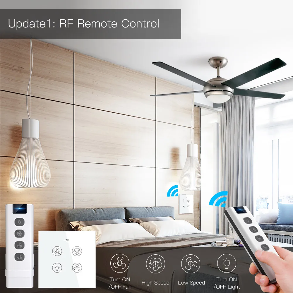 جديد واي فاي RF الذكية ضوء مرو - مراجعة Smart Home Ventilation وسعره
