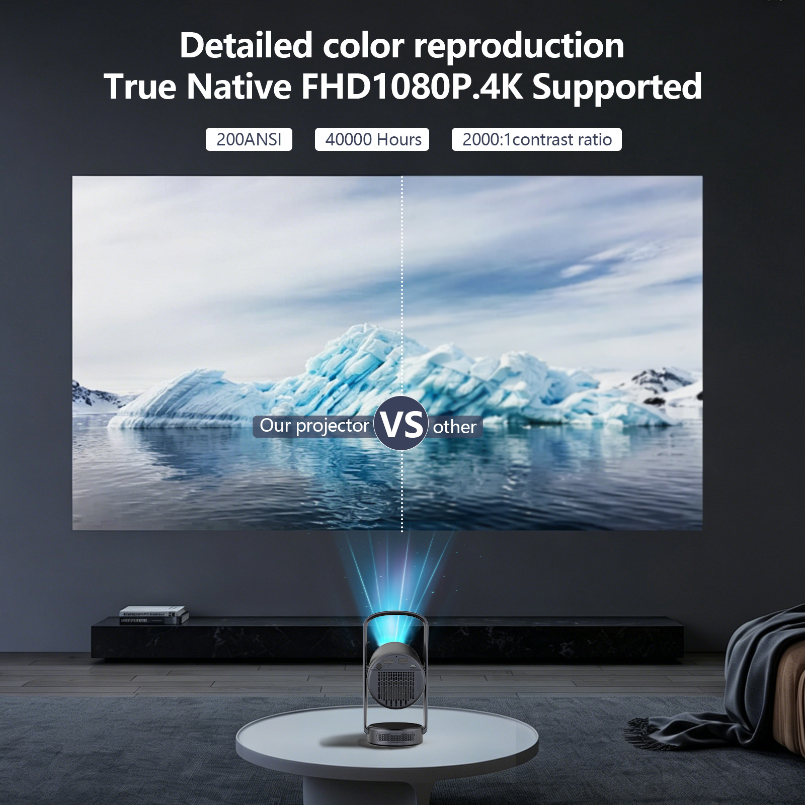 جهاز عرض ذكي محمول جديد لعام 2 - مراجعة Smart Home X10 وسعره