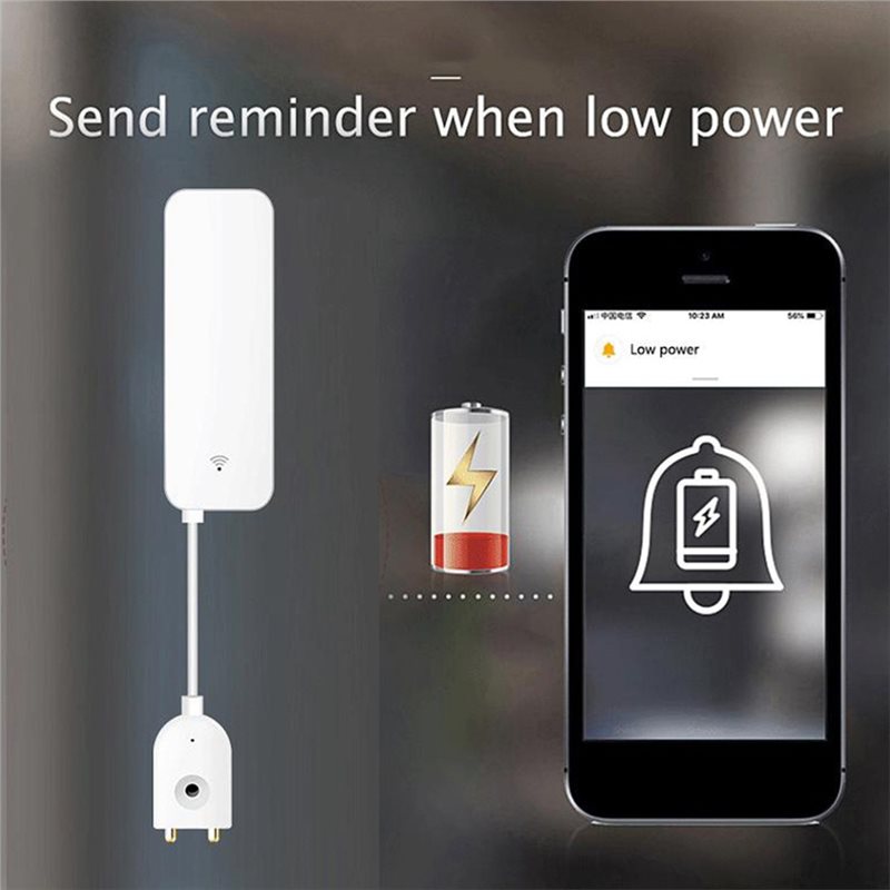 جهاز استشعار تسرب المياه الذكي - مراجعة Wifi Water Sensor وسعره