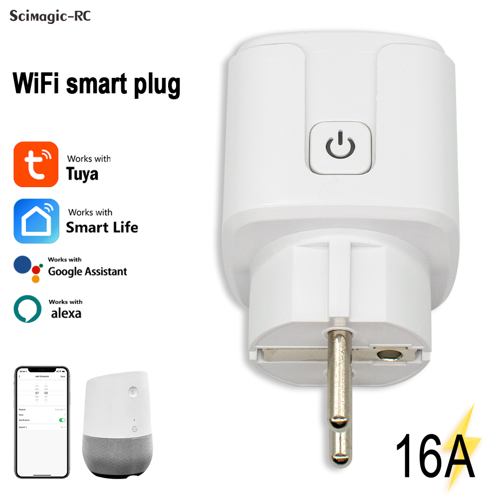Tuya Smart Plug WiFi مقبس 16A  - مراجعة Wifi Smart Plug وسعره