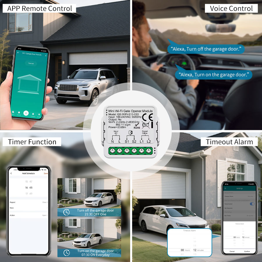 وحدة تحكم ذكية لفتح باب المرآب - مراجعة Smart Home Solution وسعره