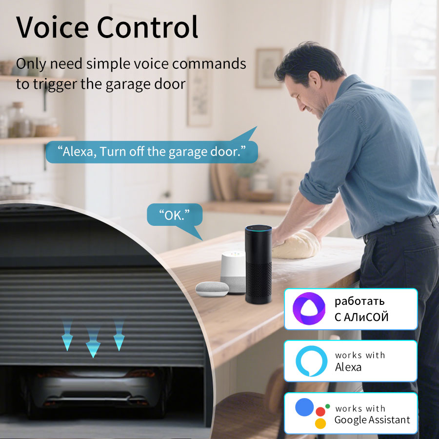 وحدة تحكم ذكية لفتح باب المرآب - مراجعة Smart Home Solution وسعره