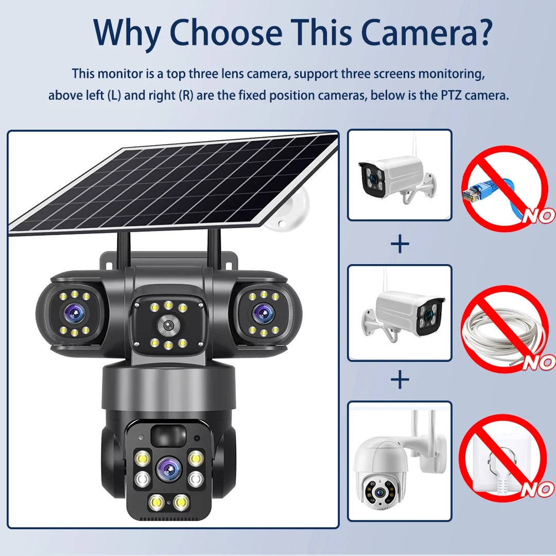 كاميرا V380 ثلاثية الشاشات وال - مراجعة Smart Home Camera Ezviz وسعره