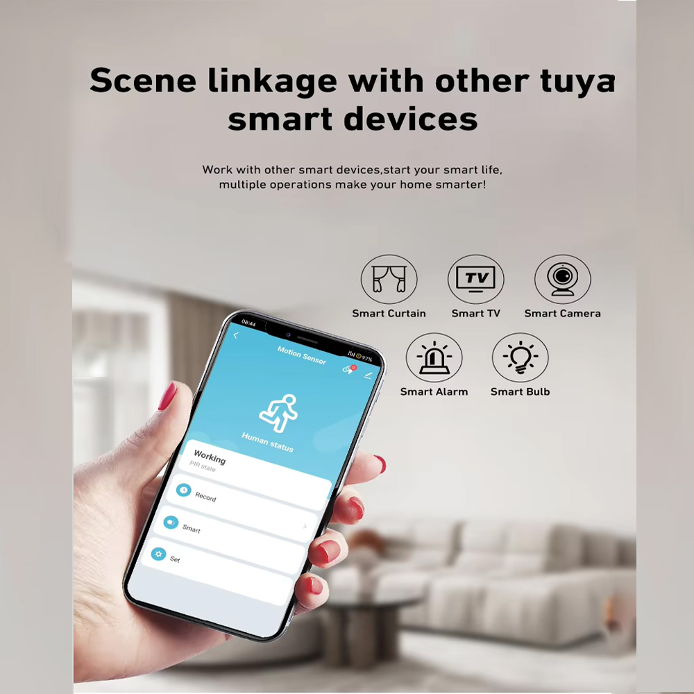 مستشعر حركة ذكي بتقنية PIR وWi - مراجعة Smart Home Villa وسعره