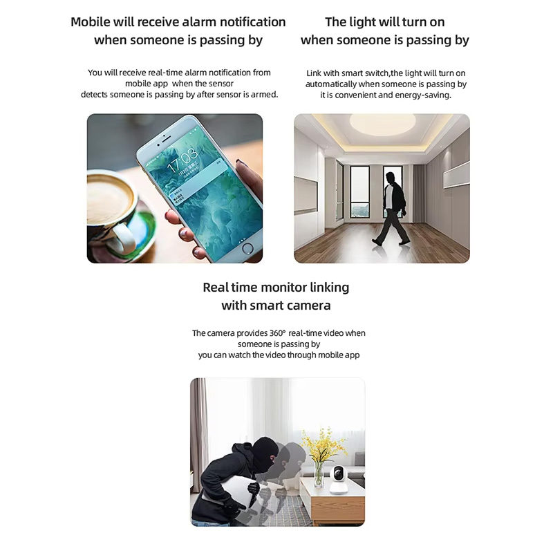 مستشعر حركة ذكي بتقنية PIR وWi - مراجعة Smart Home Villa وسعره