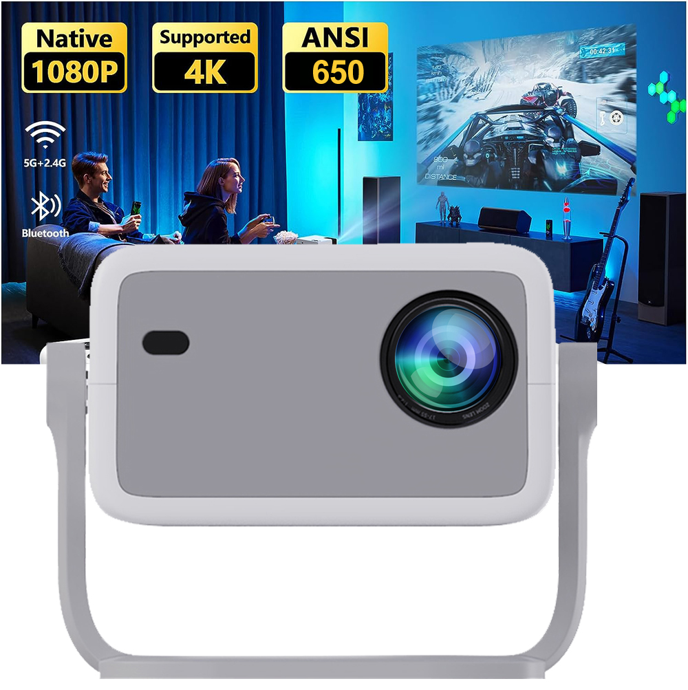 جهاز عرض WZATCO WL018 عالي الد - مراجعة Smart Home X10 وسعره