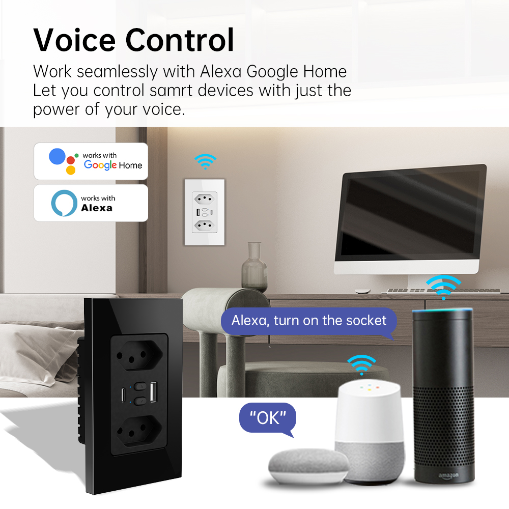 مقبس كهربائي ذكي برازيلي من MA - مراجعة Wifi Smart Plug وسعره