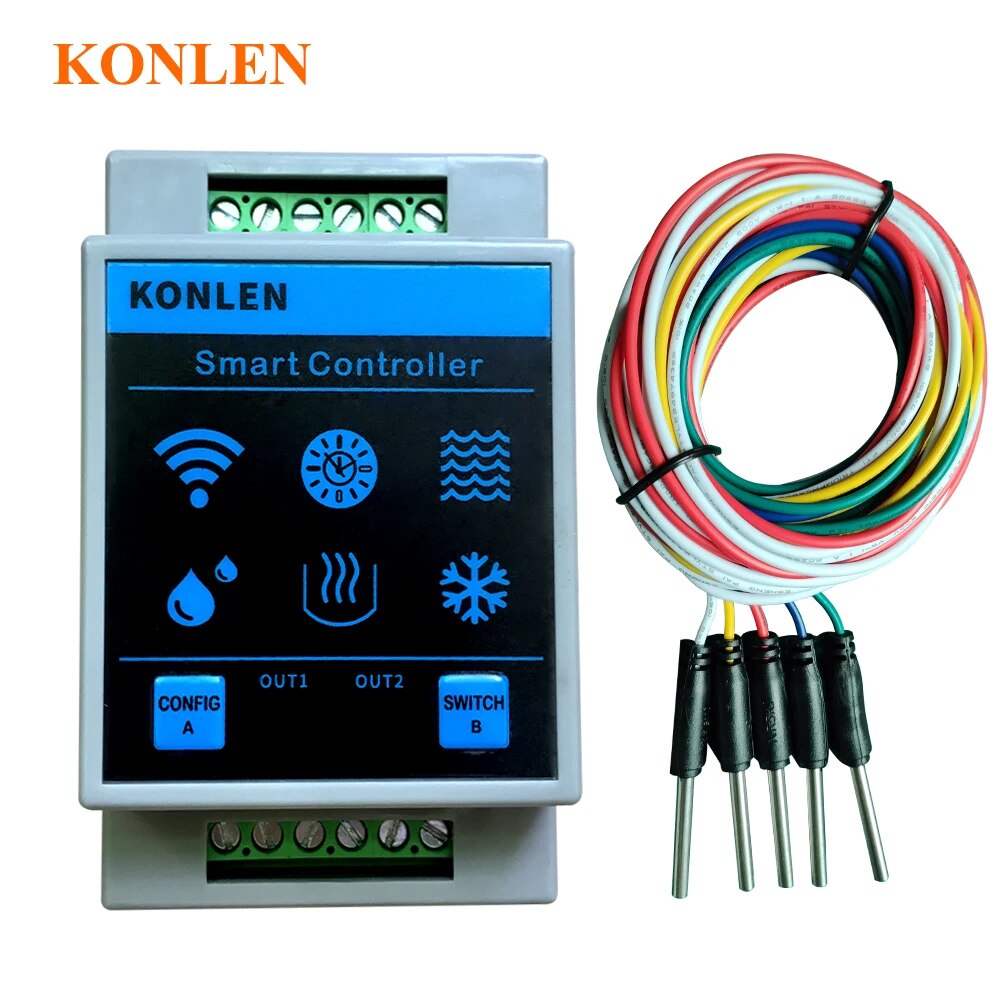 KONLEN Tuya مستشعر مستوى الميا - مراجعة Wifi Water Sensor وسعره