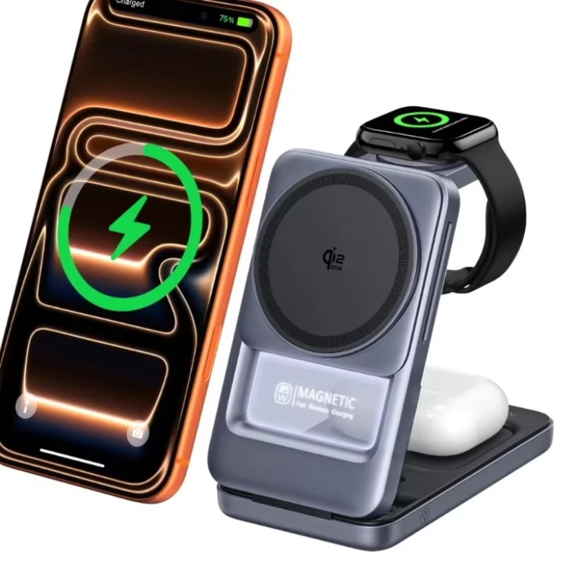 شاحن لاسلكي مغناطيسي 3 في 1، م - مراجعة Smart Night Light وسعره