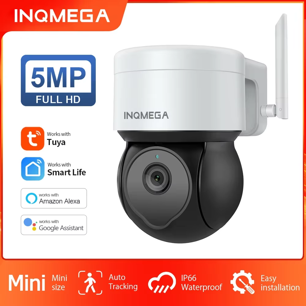 INQMEGA 5MP Tuya كاميرا متحركة - مراجعة Smart Home Camera Ezviz وسعره
