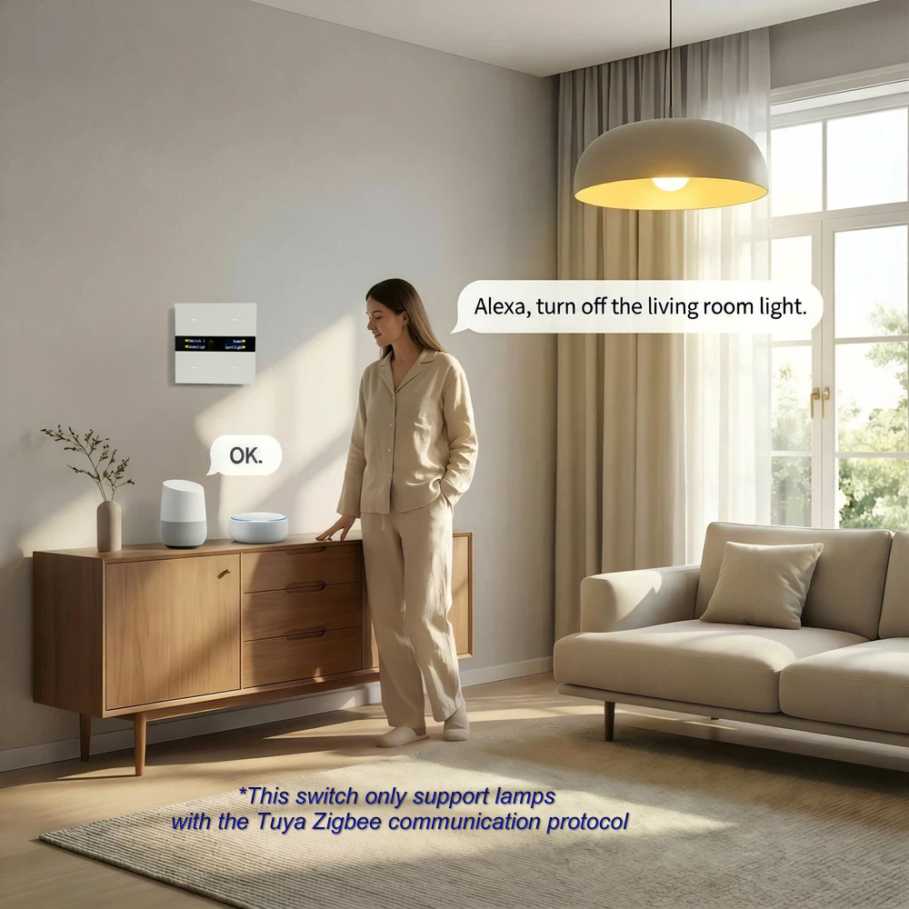 لوحة مفاتيح ذكية M8 Pro Zigbee - مراجعة Smart Home Solution وسعره