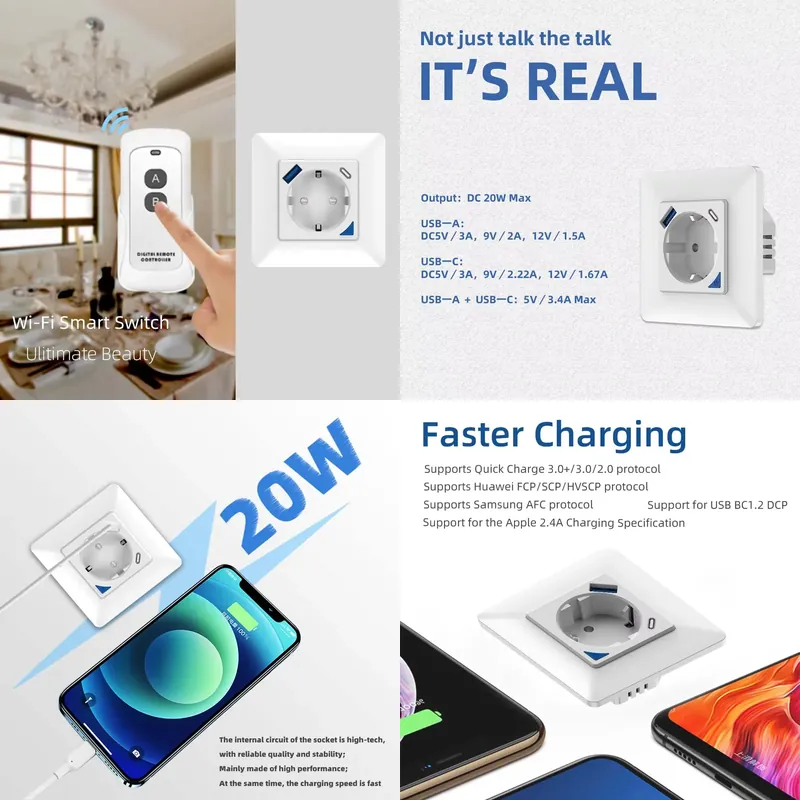 مقبس ذكي للحائط بمعيار الاتحاد - مراجعة Wifi Smart Plug وسعره