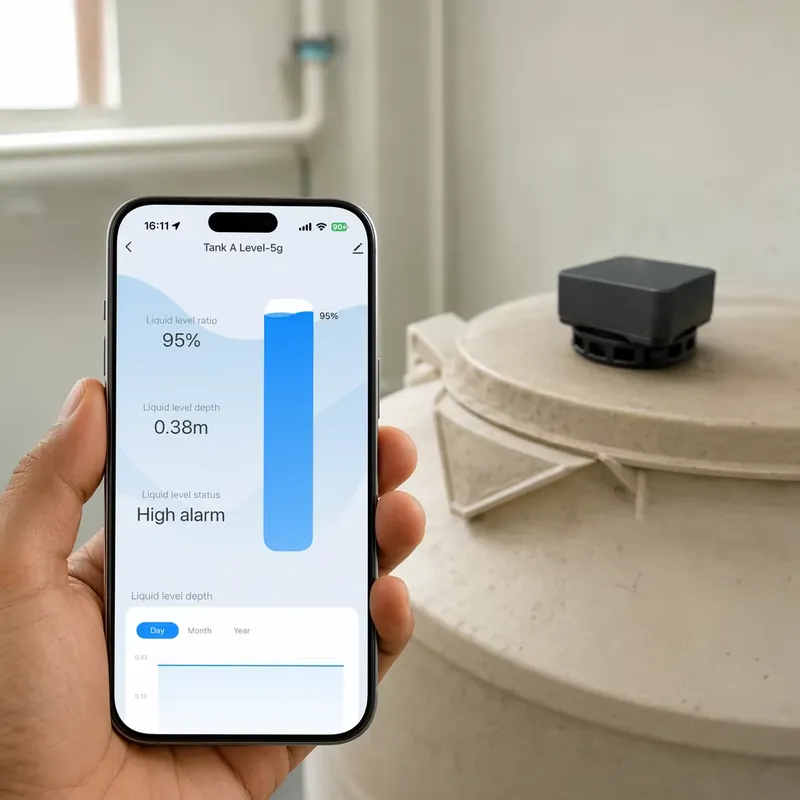 EE1 TLC2502 جهاز إرسال مستوى ا - مراجعة Wifi Water Sensor وسعره